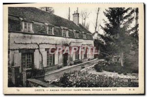 Postcard Dreux Old Convent Saint Ursin Epoque Louis XIII