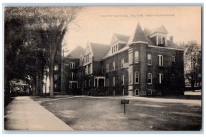 c1950's Office Sign Tilton School Tilton New Hampshire NH Vintage Postcard