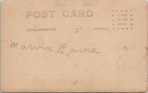 RPPC Garner Oklahoma Handsome Marvin Ravia Studio Portrait Postcard F22
