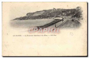 Old Postcard Le Havre Boulevard Maritime and Heve