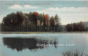 Reflections on Shaker Mill Pond Sabbathday Lake, ME, USA Unused 