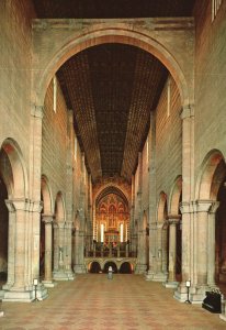 Postcard Saint Zeno Basilica Interior Romanesque Architecture Verona Italy