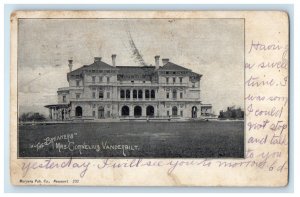 1907 The Breakers, Mrs. Cornelius Vanderbilt Newport RI PMC Postcard