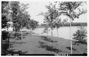 Lake Park Real Photo Tomah WI 