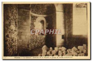 Cliff Old Postcard The Interior Castle Chapel and group of old architectures