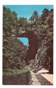 Virginia Natural Bridge and Hwy 211 Shenandoah National Park VA Vintage Postcard