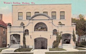 MADISON WISCONSIN~WOMAN'S BUILDING-PHILANTHROPIC CLUB FOR WOMEN POSTCARD 1910s