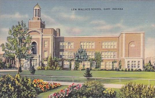 Indiana Gary Lew Wallace School 1943