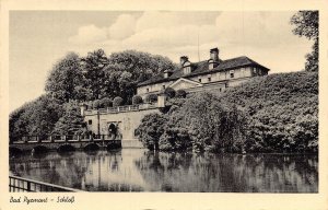 Germany Bad Pyrmont Schloss Castle vintage postcard