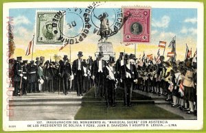 af2301 - PERU  -  Vintage Postcard - LIMA  - Matas. RARO!