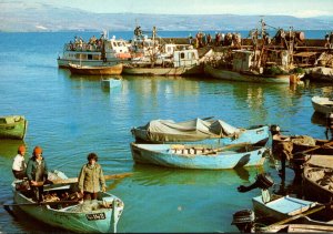 Israel Sea Of Galilee Fishermen's Harbor Near Tiberias