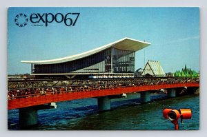 Pavilion Soviet Union Expo67 Montreal Canada Postcard UNP VTG Plastichrome