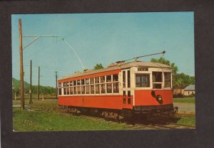 PA Railroad Train Trolley Car Streetcar Rockhill Furnace Pennsylvania Postcard
