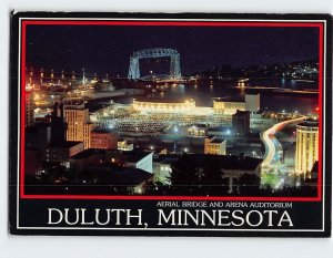 Postcard Aerial Bridge and Arena Auditorium, Duluth, Minnesota