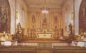California Santa Barabara Old Mission Interior Of Church