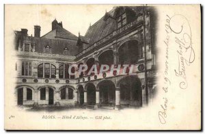 Old Postcard of Blois Hotel Alluye