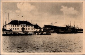 Denmark Nakskov Skibsværft Lolland Vintage Postcard C021