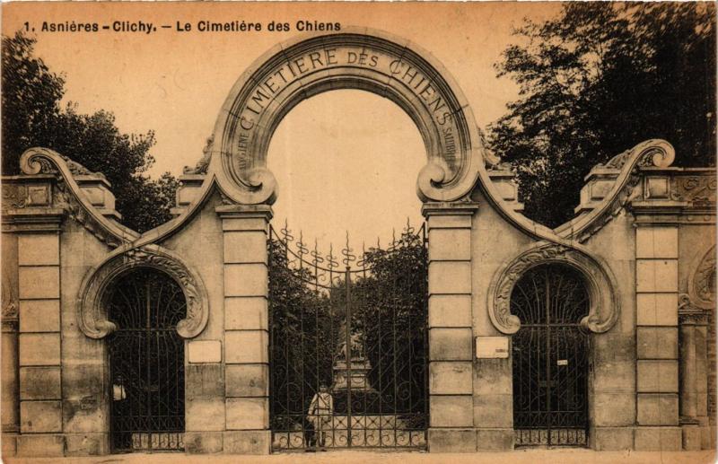 CPA ASNIERES-Clichy Le Cimetiere des Chiens (413547)