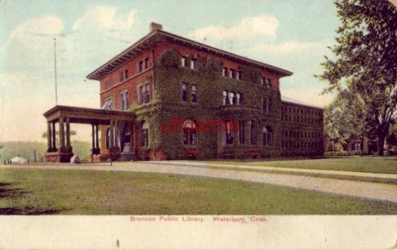 BRONSON PUBLIC LIBRARY WATERBURY, CT 1908