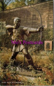 Nottinghamshire Postcard - Nottingham, Robin Hood Statue  RS37953