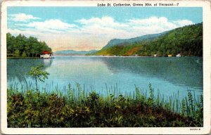 Vermont Lake St Catherine In The Green Mountains Curteich