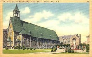 Our Lady of the Sea Church & Shrine - Atlantic City, New Jersey NJ Postcard
