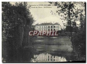 Old Postcard Stationery Sorel Moussel edges of the castle & # 39Eure