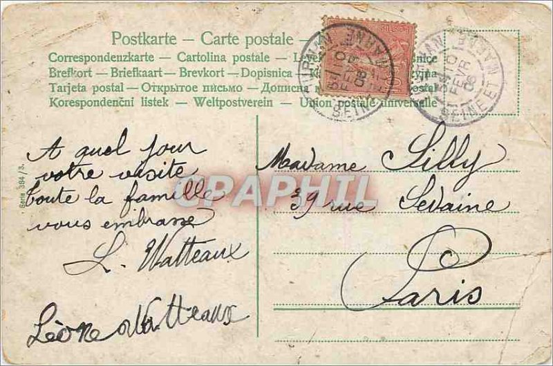 Old Postcard Fantasy Children