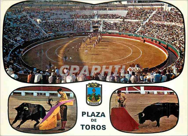 Modern Postcard Plaza de Toros Benidorm (Alicante) Plaza de Toros Arenes Bull...