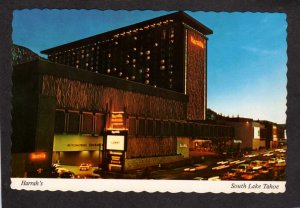 NV Harrah's Casino Hotel Lake Tahoe Nevada Gambling Postcard