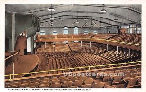 Convention Hall - Saratoga Springs, New York NY  