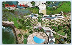 3 Postcards KAANAPALI, Hawaii HI ~ Aerial SHERATON-MAUI HOTEL Swimming Pool