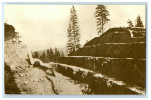 c1960 Master Photographers Fort Point Cut on Central Pacific Railroad Postcard