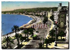 Modern Postcard Nice view Hotel Ruhl on the Promenade des Anglais