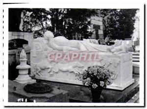 Postcard Modern Milan Cimitero Monumental Monumento Wanda Mantovani