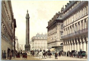 M-86023 Place Vendôme and rue de Castiglione Paris of yesteryear France