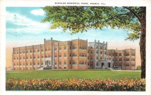 PEORIA, Illinois IL   BUEHLER MEMORIAL HOME Nursing~Elder Care  1933 Postcard