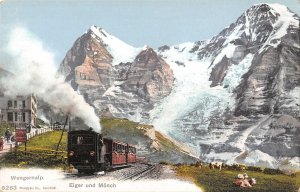 US3392 Switzerland Wengernalp Eiger und Monch Train Mountain railway