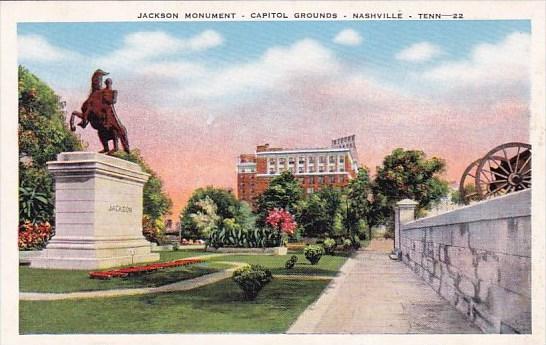 Jackson Monument Capitol Grounds Nashville Tennesse