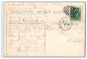 1912 Farmer in Wheat Fields in Western Warner Alberta Canada Postcard