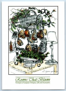 c1910's Rooms Chat Bloom Gift Shops Kansas City Missouri MO Advertising Postcard