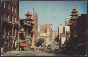 Cable Car,Chinatown,CA Postcard BIN