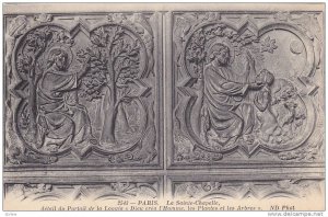 La Sainte-Chapelle, Detail Du Portail De La Loggia Dieu Crea l'Homme, Les Pl...