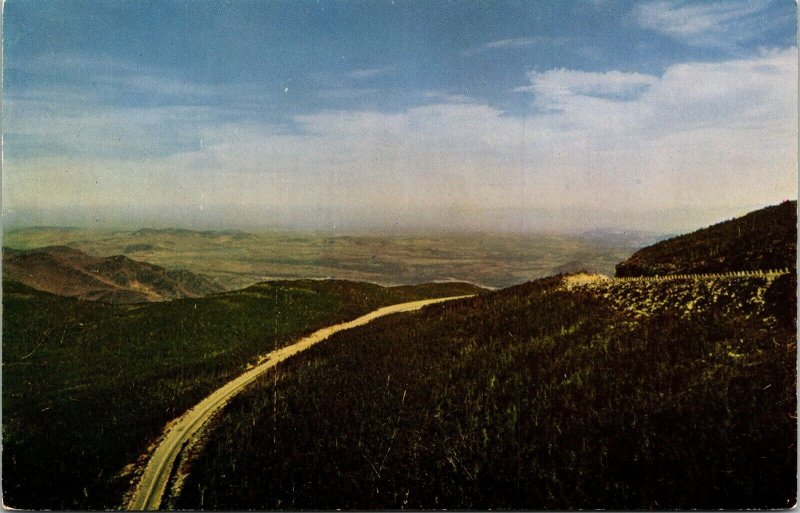 Wilmington Turn Whiteface MT Mrmorial HWY Vermount VT VTG Postcard UNP Unused 