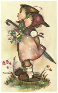 Vintage Postcard 1910's Happy Friendship Holiday Theme Inspired Together