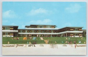 State View~Cocoanut Grove Apartments Daytona Beach Florida~Vintage Postcard