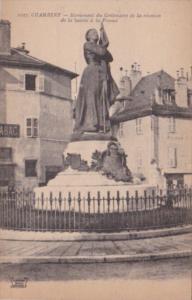 France Chambery Monument du Centenaire de la reunion de la Savoie a la France