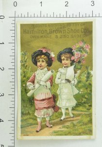 Hamilton-Brown Shoe Co. Fort Scott, Kansas Victorian Trade Card #4 P114