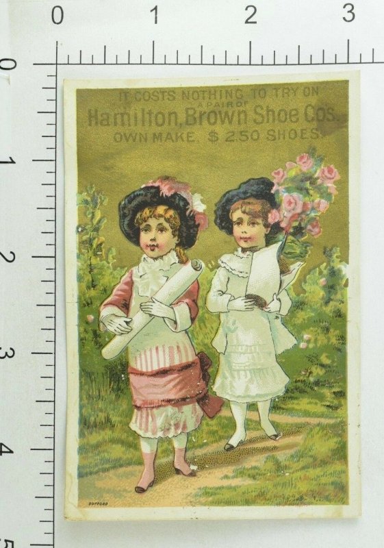 Hamilton-Brown Shoe Co. Fort Scott, Kansas Victorian Trade Card #4 P114