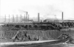 Postcard RPPC Colorado Leadville Smelter Mining  Sanborn 1940s 23-5779